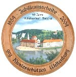 Schtzenscheibe Motiv Kloster Weltenburg